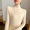 Elegante y práctico top de mujer de una línea con cuello semi-alto y manga corta, estampado versátil, diseño de espina de pez sin costuras, cómodo color gris