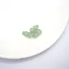 Pingente de Cabacinha Auspiciosa Esmaltada Jade Imitação Material para Fazer Pingente Perfurado Artesanal DIY Pingente Pulseira