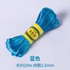 Hilo de Nudo Chino Cuerda Trenzada No. Pulsera de Cuerda de 5 Colores Material para Amuletos Hechos a Mano DIY Festival del Bote del Dragón Hilo de Cuerda Colorido