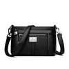 Bolsa de ombro única para atacado transfronteiriço, bolsa de mão com múltiplos compartimentos de grande capacidade, bolsa transversal moderna e versátil para o dia a dia, bolsa feminina personalizada