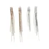 Pendientes de borla con circonita de strass nuevos de fábrica, personalidad simple y exquisita, pendientes de temperamento para el escenario, venta al por mayor E835