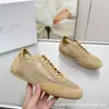 Novos sapatos casuais de primavera e outono do Jimmy, tênis de treino alemães com renda de malha respirável, sapatos baixos de couro genuíno, sapatos brancos confortáveis para mulheres