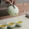 Juego de té Kung Fu de seis tazas con logo personalizado y tetera Xishi, juego completo en caja de regalo para eventos y como recuerdo