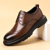 Sapatos de Couro Wenzhou 2025 Sapatos Masculinos Sociais de Negócios Formais Esculpidos Moda Sapatos Masculinos Casamento Noivo Sapatos Tendência Fábrica Dropshipping