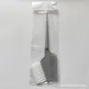 Pente para tingir cabelo branco pente para tratamento capilar pincel espesso para tingir cabelo pincel para tingir cabelo pincel para tingimento a quente pente de dupla face pente macio para desbaste de cabelo pente pontiagudo