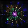 Lâmpada LED Solar de Fio de Cobre Lâmpada de Fogos de Artifício de Água Corrente Lâmpada de Cor Estrela Explosiva Cordão de Luzes Lâmpada de Decoração de Natal para Exterior