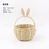 Bolsa de mão com trama de rattan sintético cesta de flores trama de rattan sintético bolsa de mão de rattan cesta de trama de rattan criativa pastoral arte floral cesta para arranjo de flores cesta de flores de trama de bambu