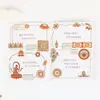 Tipetoys Estilo Chinês Guka Série Dunhuang Teto de Algas Dourado um Estilo Estética Arquitetônica Oriental Adesivos Teto de Algas Dourado