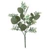 Simulación de plástico transfronterizo, planta verde, arreglo floral doméstico, planta de simulación, decoración en maceta, paquete de simulación de eucalipto y gypsophila.