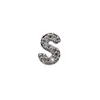 Aretes Brillantes de Letras Estilo Coreano para Mujer, Modernos, Elegantes, Versátiles, Pequeños, Exquisitos y Elegantes, Tendencia de Aretes Nicho