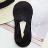 Meias soquete de cetim de boca profunda invisíveis meias soquete de boca rasa invisíveis meias soquete antiderrapantes de silicone no pé meias soquete finas femininas anti-queda atacado