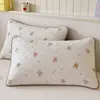 Funda de almohada para dormitorio de estudiante, a prueba de aceite y saliva, 48cmx74cm, juego de dos, funda de almohada individual para uso doméstico
