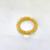 Estilo Coreano Pulsera Anillo para el Cabello de Cristal Completo Liga para el Cabello Tocado de Doble Propósito Celebridad de Internet Moda Simple Cuerda para el Cabello Joyería Coreana