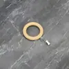 Ganchos para Anillos de Cortina de Madera Maciza Accesorios Clips de Anillo para Barra Romana Accesorios de Anillo de Madera Hebilla Ajustable
