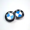 Adequado para Calota de Roda de Carro Bmw Marca 68mm Série 3 Série 5 X1X5X6 Calota Central m Marca 10 Garras Azul e Branco Pneu