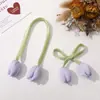 Super hada suave cinta bilateral de malla capullo de tulipán diy tocado hecho a mano accesorios para el cabello accesorios para la ropa al por mayor