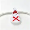 Colgante de muñeca de Navidad de felpa de dibujos animados, broche de felpa, accesorios rellenos de algodón, colgante de felpa, accesorios para ropa