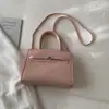 Bolsa Quadrada Pequena Estilo Coreano para Mulheres Nova Moda Primavera 2026 Bolsa Elegante Simples Bolsa de Mão Doce Bolsa de Ombro Transversal