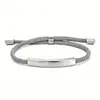 Amazon Transfronterizo Materiales de Grabado e Impresión Pulsera de Acero Inoxidable Regalo Festivo Regalo Pequeño Pulsera Tejida Joyería