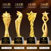 Trofeo de Cristal de Resina Nuevo 2025 Medalla Hecha a Medida Atmosférico de Gama Alta Creativo Campeón de Concurso de Canto Niños