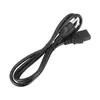 Cable de alimentación personalizado de fábrica enchufe americano enchufe de alimentación de tres clavijas y tres conductores estándar americano cola de producto enchufe americano