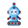 Robot Transfronterizo en Stock Accesorios para Bolígrafo de Silicona 3D Beads Joyería Creativa DIY Cuentas de Dibujos Animados Lindas Venta al por Mayor