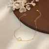 Pulsera entrelazada en forma de corazón chapada en oro de 18 quilates sobre plata de ley S925 para mujer, estilo japonés, exquisita, de nicho, lujo ligero, alta gama, joyería personalizada