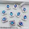 Caja Mágica Mariposa de Diamante Calabaza Corazón Flor Redonda Multicolor Ocho Agujeros Separadores Cuentas DIY Pulsera de Cuentas Accesorios para Collares