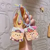 Lindo Burbuja Descompresión Escupiendo Cuadrado Pequeño Animal Regalo Accesorios Llavero Colgante Cadena de Llave Colgante Pequeño Venta al por Mayor