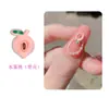 Acessórios de Nail Art em Liga Metálica Ursinho de Desenho Animado Fofo Tendência Tulipa Pêssego Strass para Nail Art Metálico