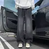 Jeans con estampado integral de cielo estrellado para hombre, pantalones casuales de pierna ancha recta holgados para otoño, pantalones casuales elegantes de calle retro americano