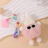 Cosas Bonitas y Feas Llavero Colgante Cochecito Bola de Carbón Pequeña Colgador DIY Elfo de Dibujos Animados Colgante de Felpa Accesorios para Bolsos