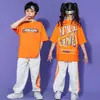 Ropa de porrista para niños, traje de moda hip hop para niños, ropa deportiva de otoño para estudiantes de primaria, ropa para clase grupal