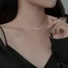 2026 Nuevo Collar Versátil de Cuentas de la Fortuna Fino para Mujer, Diseño de Nicho de Lujo Ligero, Cadena de Clavícula Simple y Elegante