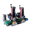 Máquina de Polimento e Lixamento Plana Pequena de Mesa Totalmente Automática para Remoção de Ferrugem e Polimento de Rebarbas em Metal de Aço Inoxidável