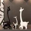 Fabricante Original Adornos de Ciervo Electrochapados Procesamiento y Logo Personalizado Adornos Cerámicos Venta al por Mayor de Múltiples Tamaños Personalización