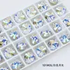 Dongzhou Crystal Flash Redondo Satélite Diamante Joyería Accesorios Pulsera Fondo Puntiagudo Color Diamante Vidrio Recubierto Diamante Venta al por Mayor
