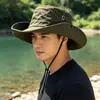 Nuevo sombrero de protección solar de verano del fabricante para mujer, resistente a los rayos UV, adecuado para viajes al aire libre, senderismo y no sofocante, sombrero de pescador para hombre