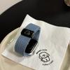 Adecuado para Apple Watch S10 S11 Correa Tejida con Hebilla Magnética Cachorro Musical iWatch 789 Pulsera de Nylon