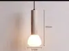 Estilo de canción estética bambú-junta mármol natural candelabro de comedor, mesa de comedor, barra de bar, sala de té Zen, estudio, lámpara de oficina larga