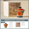 Taza de té de cerámica Ru kiln con diseño de girasol y glaseado de caramelo del fabricante, juego de té kung fu de alta gama, tetera, gaiwan, utensilios de té antiescaldantes