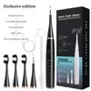 Escova de dentes elétrica inteligente multifuncional para casa 2 em 1 limpador dental, limpador de dentes, removedor de tártaro, dispositivo elétrico para beleza dos dentes