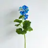 Flores Artificiales al por Mayor Transfronterizas Temu Amazon Dropshipping Flor de Begonia de 2 Cabezas Geranio Flor Falsa Decoración del Hogar Flor de Seda