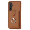 Para Samsung A16 Capa com Anel e Porta-Cartão A15 Porta-Cartões de Visita A14 Capa Skin Anti-queda em estoque