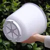 Maceta de plástico imitación cerámica, maceta grande para plantar, recipiente de resina para plántulas, plantación de árboles, control de raíces, transpirable, maceta redonda de gran diámetro