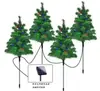 Luces Solares para Suelo de Árbol de Navidad Nuevas Transfronterizas, Luces de Paisaje para Patio Exterior, Decoración de Jardín y Césped, Luces de Ambiente