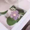 Presilha de Garra para Cabelo com Flor Pequena da Amazon Acessório de Cabelo Gelatinoso Presilha de Garra para Cabelo de Acetato Imitado Acessório de Moda Doce Acessório para Meio Preso
