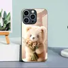 Aplicable a Funda de Vidrio Templado para Apple 18PRO 17PROMAX Funda Protectora de Muñeco de Peluche iPhone16 Conejo de Peluche 17E