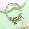 Pulseira de Desenho Animado Fofa Stitch Europeia e Americana de Venda Quente Transfronteiriça Moda Criativa Liga de Zinco Pingente Joias Atacado
