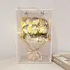 Regalo del Día de San Valentín Qixi Ramo de Rosas de Jabón Bolso Caja de Regalo Flores Secas Actividad Regalo Creativo para Niñas Novia
